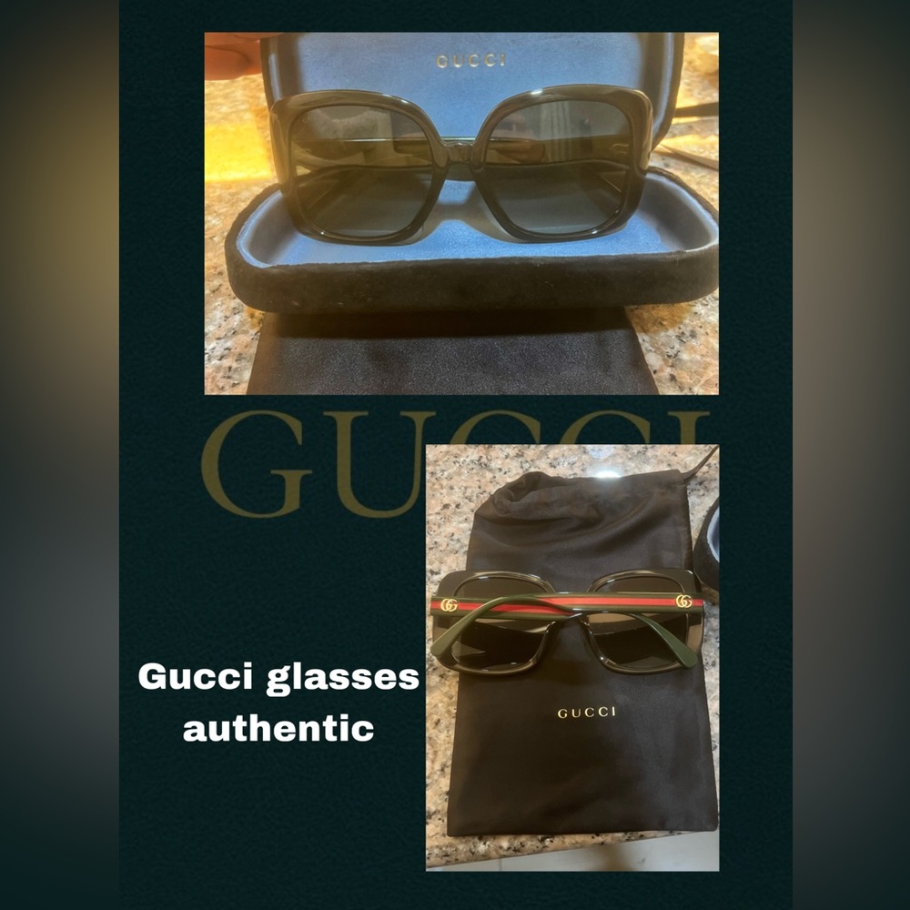 Gucci Oversized Black Sunglasses